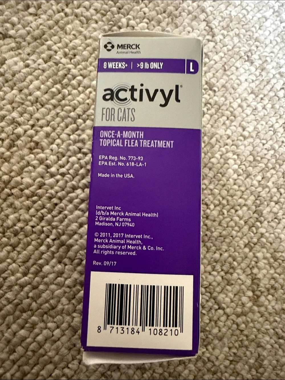 Merck topical flea